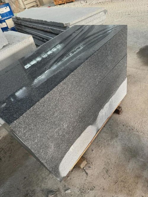 芝麻黑荔枝面廣場地鋪石材加工